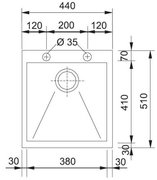 Мойка Франке PPX 610-44 фото 3 в Казани и Татарстане Мойка Franke PPX 610-44 фото 3 в Казани и Татарстане